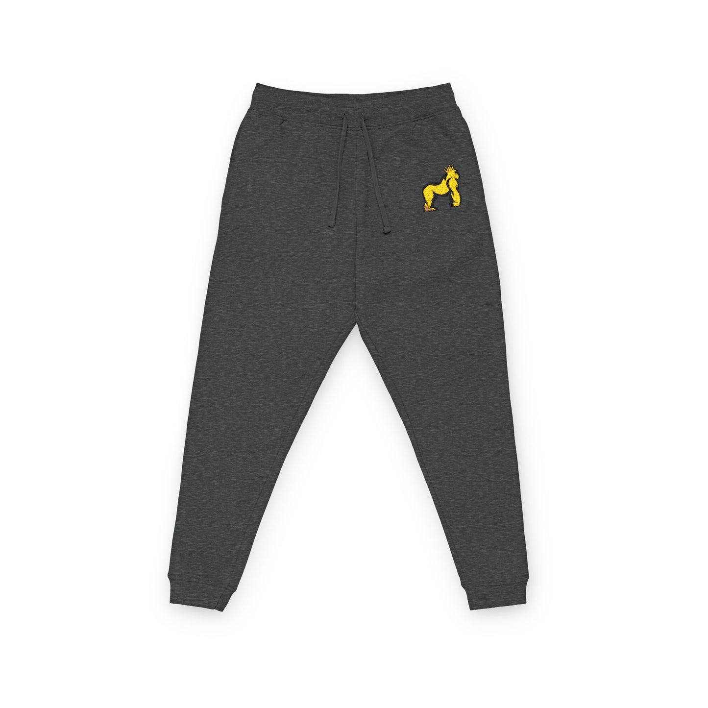 D r I p d y Embroidered Gold ‘THEE' Joggers – Cozy Fleece Sweatpants
